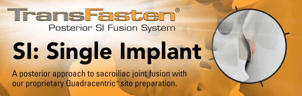 Single Implant Posterior SI Fusion